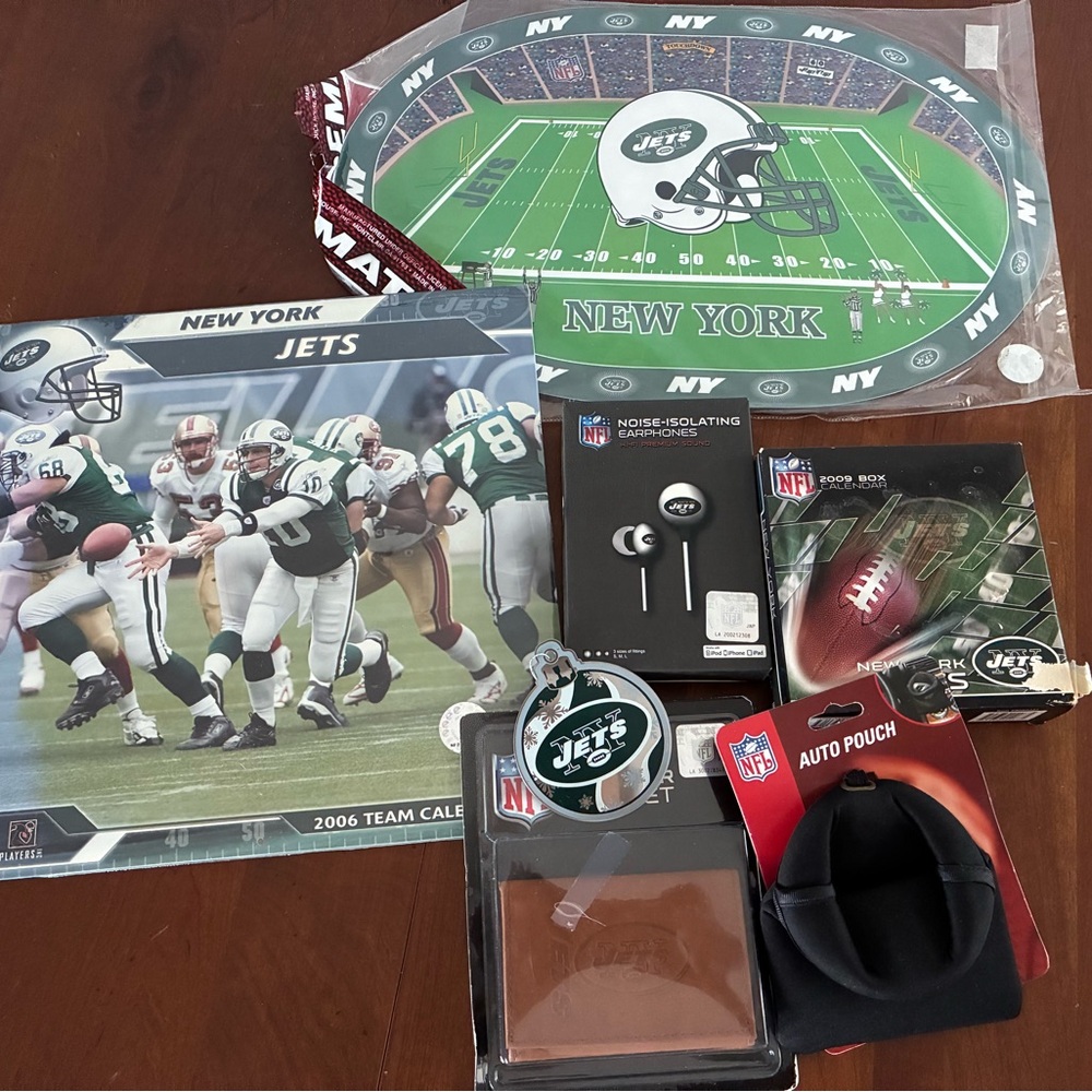 NFL New York Jets Fan Accessories Set - Green and White